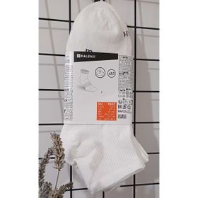Decathlon Kiprun RUN100 3'lü Paket Beyaz Unisex Koşu Çorap