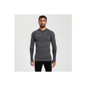Decathlon Kipsta Alacalı Gri Keepdry 500 Yetişkin Uzun Kollu Termal Futbol İçliği