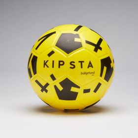 Decathlon Kipsta Ballground 500 4 Numara Sarı Siyah Futbol Topu