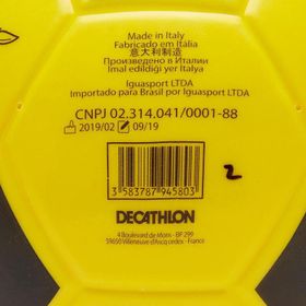 Decathlon Kipsta Ballground 500 4 Numara Sarı Siyah Futbol Topu
