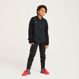 Decathlon Kipsta Essential Siyah Gri Futbol Eşofman Üstü