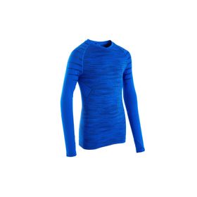 Decathlon Kipsta Mavi Uzun Kollu Keepdry 500 Çocuk Futbol Termal İçlik