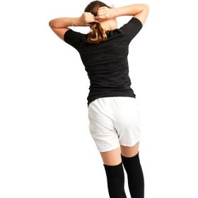 Decathlon Kipsta Siyah Çocuk Kısa Kollu Keepdry 500 Futbol Termal İçliği
