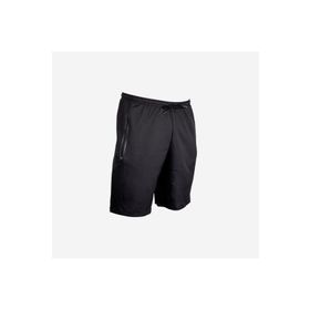 Decathlon Kipsta Siyah Viralto Fermuarlı Yetişkin Futbol Şortu