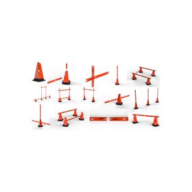 Decathlon Kipsta Turuncu 30 cm 4'lü Modüler Kuka Seti