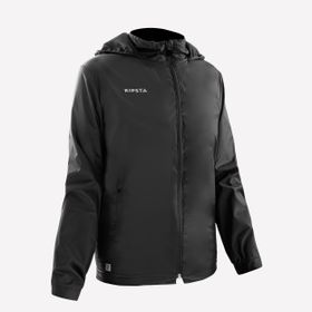 Decathlon Kipsta Viralto Club Siyah Çocuk Futbol Yağmurluğu