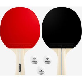 Decathlon Kuikma TTR 50 Shakehand 2 Yıldız 2'li Top ve Raket Seti