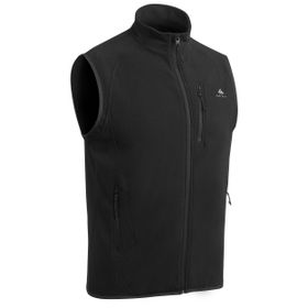 Decathlon Mh120 12483 Quechua Outdoor Polar Siyah Erkek Yelek