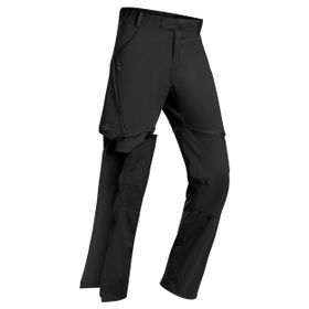 Decathlon Mh500 Quechua Siyah Çocuk Outdoor Modüler Pantolon
