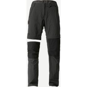 Decathlon MT100 Forclaz Gri Siyah Kadın Modüler Outdoor Pantolon