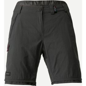 Decathlon MT100 Forclaz Gri Siyah Kadın Modüler Outdoor Pantolon