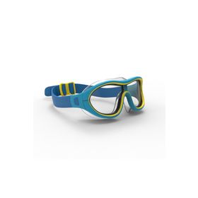 Decathlon Nabaiji 100 Swimdow V2 Mavi Şeffaf Camlar Yüzücü Maskesi
