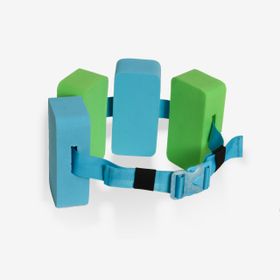 Decathlon Nabaiji 15/60 kg Mavi Yeşil Köpük Yüzme Kemeri