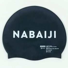 Decathlon Nabaiji 500 Siyah Uzun Saçlara Uygun Silikon Yüzücü Bonesi
