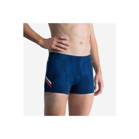 Decathlon Nabaiji Fiti Mavi Beyaz Kırmızı Erkek Boxer Mayo