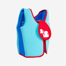Decathlon Nabaiji Mavi Kırmızı 15-18 kg Köpük Yüzme Yeleği