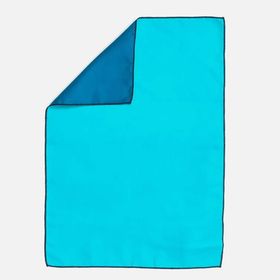 Decathlon Nabaiji Mavi Yeşil 39 x 55 cm Çift Taraflı Mikrofiber Havlu