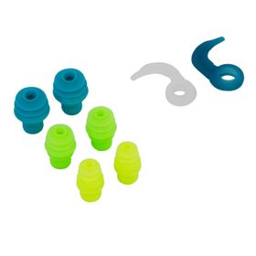 Decathlon Nabaiji Mavi Yeşil Sarı Silikon Kulak Tıkacı