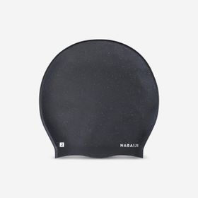 Decathlon Nabaiji Siyah Hacimli Saçlar Silikon Havuz Bonesi