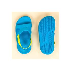 Decathlon Nabaiji Slap 100 Mavi Yeşil Çocuk Sandalet