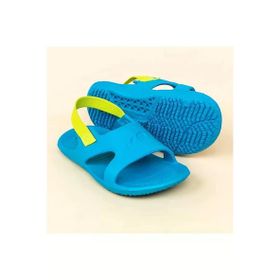 Decathlon Nabaiji Slap 100 Mavi Yeşil Çocuk Sandalet