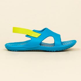 Decathlon Nabaiji Slap 100 Mavi Yeşil Çocuk Sandalet
