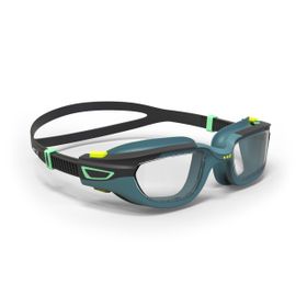 Decathlon Nabaiji Spirit Siyah Mavi Şeffaf Camlar Çocuk Yüzücü Gözlüğü