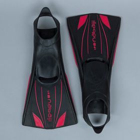 Decathlon Nabaiji Topfins 900 Siyah-Kırmızı Sert Uzun Palet