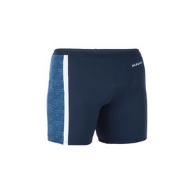Decathlon Nabaiji Yoko Mala Mavi Beyaz Erkek Uzun Boxer Mayo
