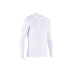 Decathlon Olaian 100 Beyaz Erkek Uzun Kollu Sörf Tişörtü