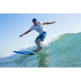 Decathlon Olaian 100 Mavi Uzun Boardshort