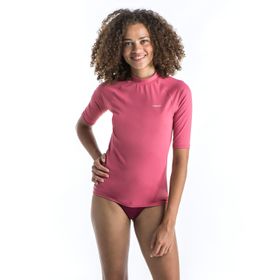 Decathlon Olaian 100 Pembe Uv Korumalı Kadın T-Shirt