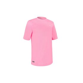 Decathlon Olaian 100 Uv Korumalı Kısa Kollu Pembe Çocuk Sörf T-shirt