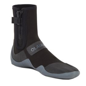 Decathlon Olaian 3 mm Neopren Gri 500 Fermuarlı Sörf İç Ayakkabısı