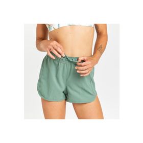 Decathlon Olaian Haki Tini Kadın Kısa Deniz Şortu Boardshort