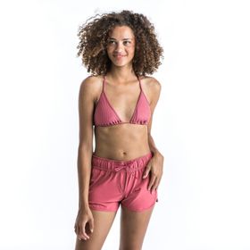 Decathlon Olaian Mae Uni Pembe Kadın Üçgen Bikini Üstü
