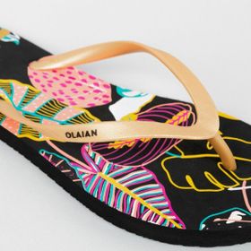 Decathlon Olaian Siyah 120 Cala Kadın Parmak Arası Terlik
