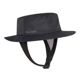 Decathlon Olaian Siyah 500 Erkek Sörf Şapkası
