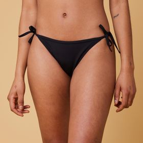 Decathlon Olaian Sofy Siyah Kadın İpli Bikini Altı