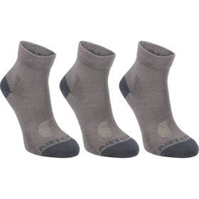 Decathlon Orta Boy Konçlu 3 Çift Gri Rs160 Artengo Çocuk Tenis Çorabı