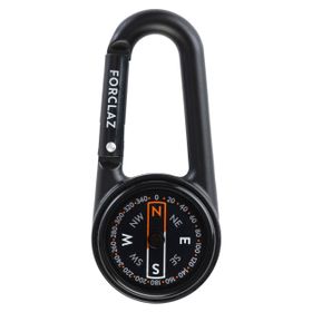 Decathlon Oryantiring Compact 50 Siyah Karabinalı Pusula