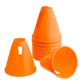 Decathlon Oxelo 10'lu Turuncu Slalom Konisi