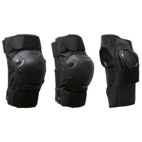 Decathlon Oxelo FİT500 Siyah 3X2 Paten Yetişkin Destek Seti