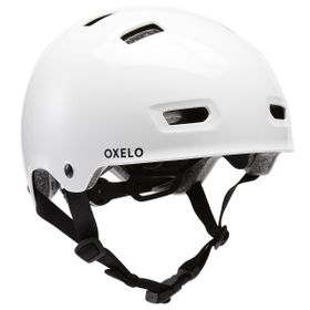 Decathlon Oxelo Paten Kaykay Scooter Beyaz MF500 Kask
