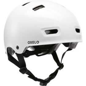 Decathlon Oxelo Paten Kaykay Scooter Beyaz MF500 Kask
