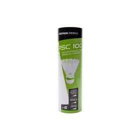 Decathlon Perfly Psc 100 Orta Boy 6'lı Paket Beyaz Plastik Badminton Topu