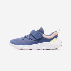 Decathlon Playful Fast Mavi Pembe Cırt Cırtlı ve Elastik Bağcıklı Çocuk Spor Ayakkabı