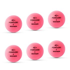 Decathlon Pongori TTB 100 6 Adet Pembe Masa Tenisi Topu