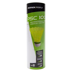 Decathlon PSC 100 Orta Boy 6'lı Paket Sarı Perfly Plastik Badminton Topu