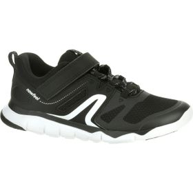 Decathlon PW 540 JR Siyah Cırt Cırtlı Çocuk Spor Ayakkabı